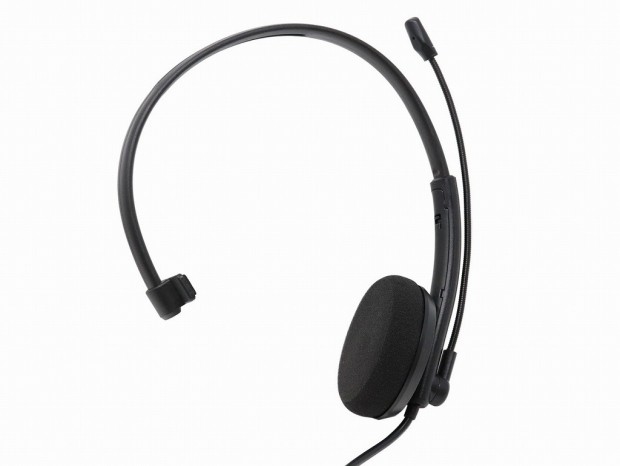 アイネックス、高音質な片耳オーバーヘッドタイプのUSBヘッドセット