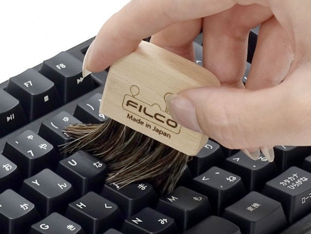 馬毛100％のキーボード掃除用ブラシ、FILCO「Cleaning Brush for Keyboard」