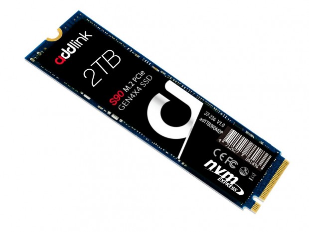 PCI-Express4.0（x4）接続のNVMe M.2 SSD、addlink「S90」シリーズ