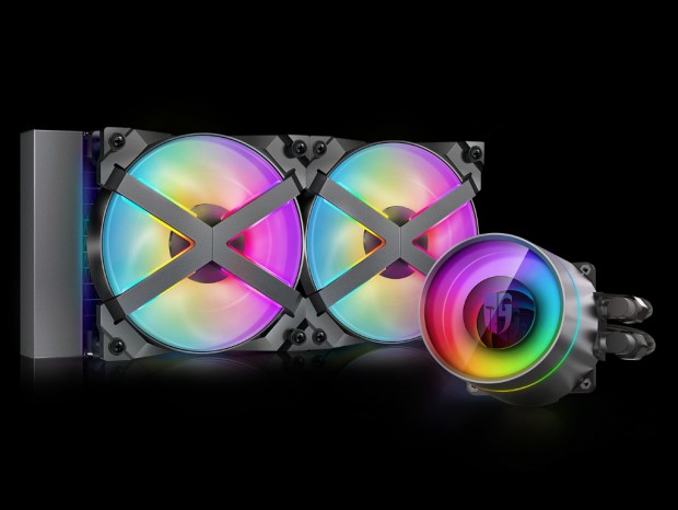 Xフレームファン採用の240mmオールインワン型水冷、Deepcool「CASTLE 240EX RGB」