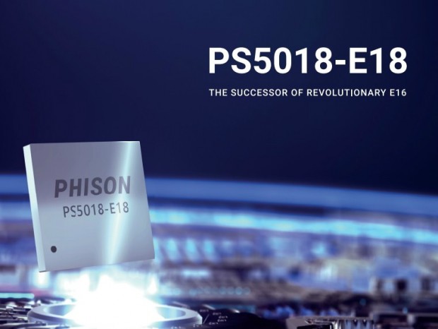 読込・書込とも7,000MB/s超えのPCIe4.0 SSDコントローラ、Phison「PS5018-E18」