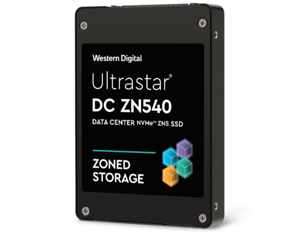 Western Digital、ZNS対応のエンタープライズ向けU.2 SSD「Ultrastar DC ZN540」