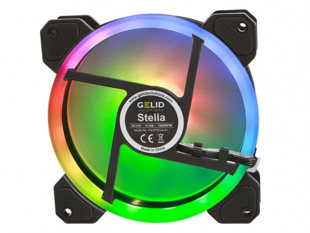 サイズ、GELIDブランドのARGBファン「STELLA」と5ポートPWMハブの取り扱い開始