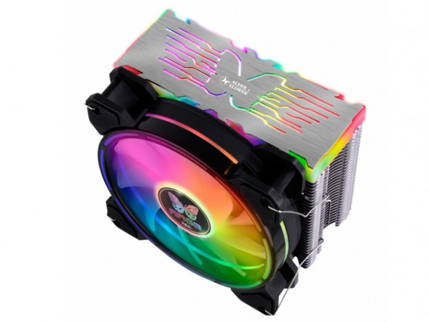 計32灯のARGB LEDが派手に光るエントリーサイドフロー、Super Flower「NEON Air 122」