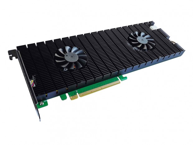 8枚のNVMe M.2 SSDを搭載できるRAIDコントローラ、HighPoint「SSD7140」