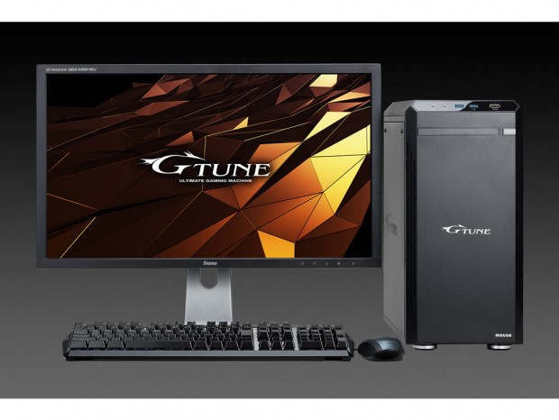 G Tune、GeForce RTX 搭載のマイクロタワーゲーミングPC最上位G