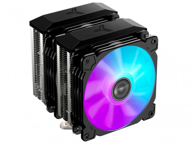 120mmファンを2基搭載するツインタワーサイドフロー、JONSBO「CR-2100」