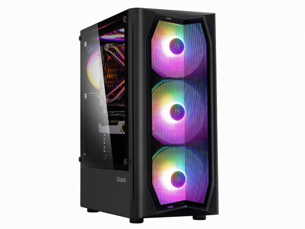 ZALMAN、お手軽に魅せるマシンが組めるRGBファン×6搭載ミドルタワー「N4」