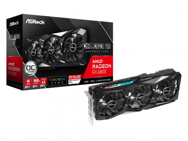 ASRock「Radeon RX 6800 XT Taichi X 16G OC」など2モデルのRX 6800を国内リリース