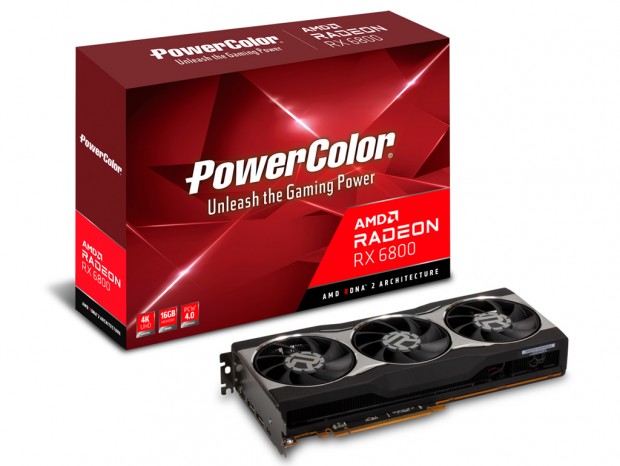 PowerColor、リファレンスデザインのRadeon RX 6800シリーズ国内発売