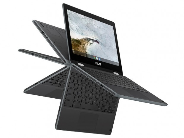 MIL規格準拠のフリップ型Chromebook、ASUS「Chromebook Flip C214MA」