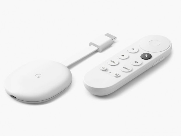 コンパクトになったリモコン付きストリーミング端末「Chromecast with Google TV」発売