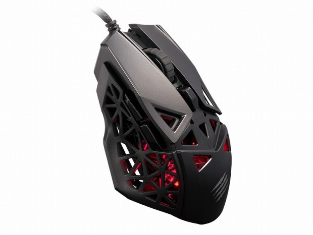 Mad Catz、高速応答スイッチ搭載の“鳥の巣”軽量マウス「M.O.J.O. M1」発売