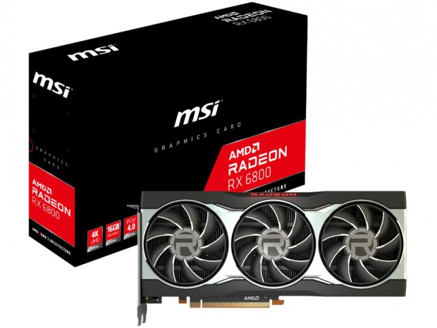 MSI、Radeon RX 6800シリーズのリファレンスモデルを数量限定発売