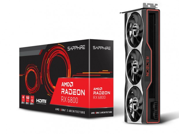 SAPPHIRE、Radeon RX 6800シリーズのリファレンスモデル発売