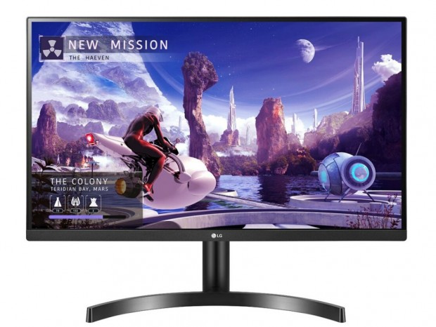 広視野角、広色域なIPSパネル採用27型WQHD液晶、LG「27QN600-B」