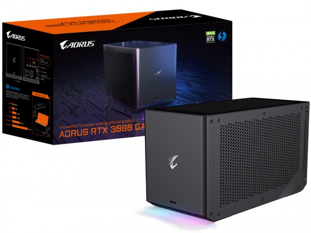 GIGABYTE、水冷GeForce RTX 3090/3080搭載の外付けVGA BOX発表