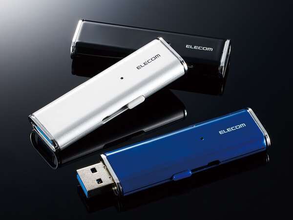 USBメモリ型の超小型外付けSSD、エレコム「ESD-EMN」シリーズ