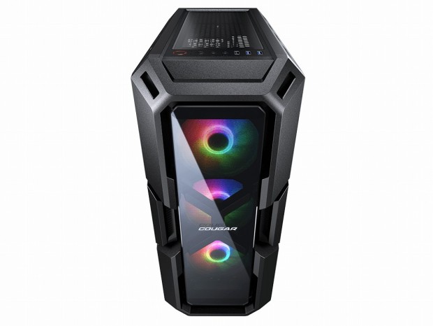 COUGAR、フロント・サイドに2面ガラス採用のARGBミドルタワー「MX440-G RGB」