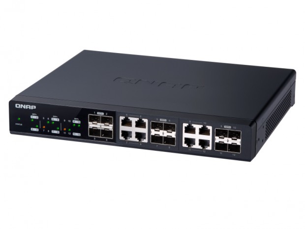 リンクアグリゲーション対応の10G LANスイッチ、QNAP「QSW-M12XX」シリーズ