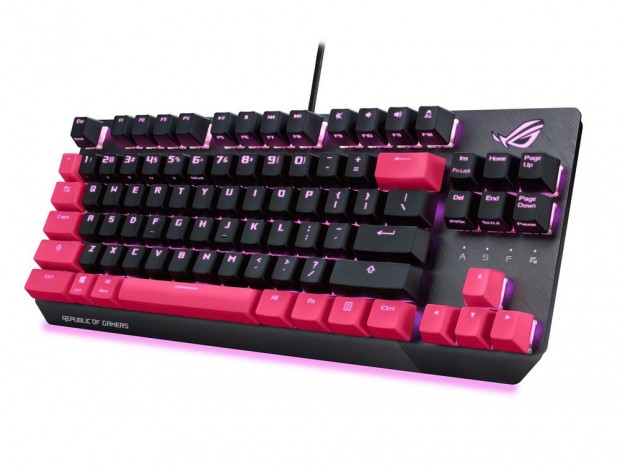 ASUS、ブラック＆ピンクのゲーミングデバイス「Electro Punk」シリーズ計4モデル