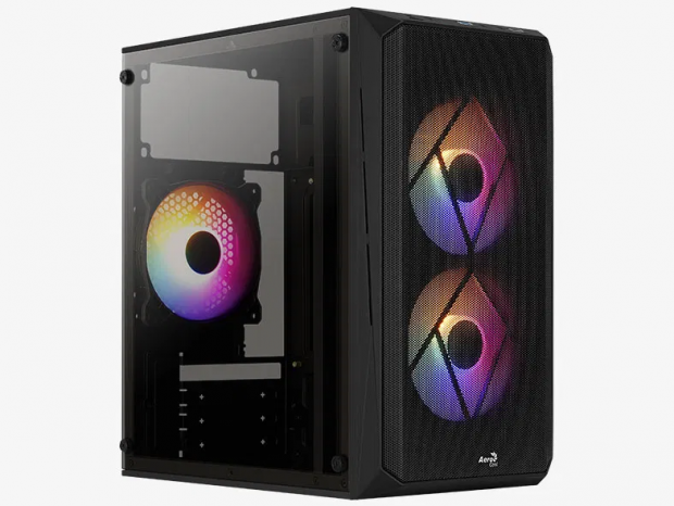 フロントメッシュの高エアフローミニタワー、Aerocool「CS-107」
