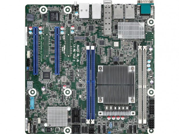 クアッド10G LANとEPYC Embedded搭載のMicroATXマザーがASRock Rackから