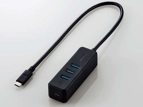 エレコム、最大60WのUSB PD給電に対応したType-Cハブ2製品