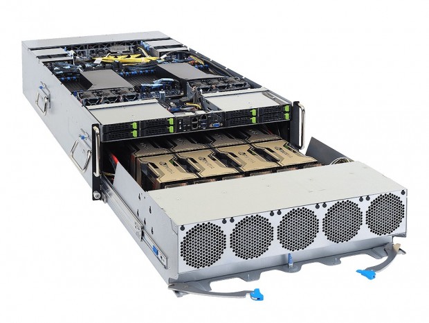 GIGABYTE、NVIDIA A100を8発搭載するEPYC 7002ベースの4U GPUサーバー「G492-ZD0」