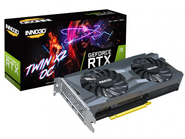 90mmデュアルファン仕様、Inno3D「GEFORCE RTX 3060 Ti TWIN X2 OC」販売中