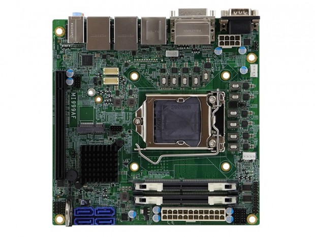 Xeon Wにも対応するLGA1200 Mini-ITXマザーボード、iBASE「MI999」