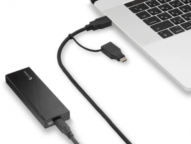 SATA/NVMe両対応のM.2 SSDケース、センチュリー「どっち～も BOX M.2 SATA NVMe」