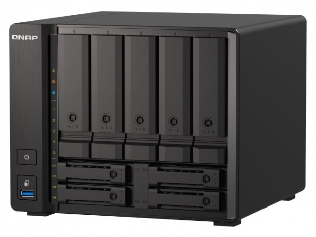 10G LANx1、2.5G LANx2を搭載する高性能9ベイNAS、QNAP「TS-h973AX」