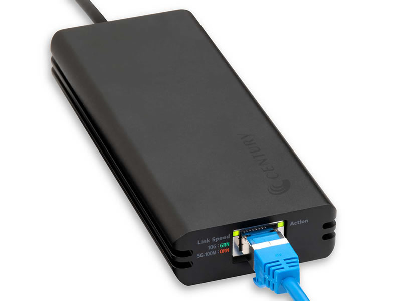 10GbE対応ネットワークアダプタ、センチュリー「Thunderbolt3 to 10GbE LAN adapter」 エルミタージュ秋葉原