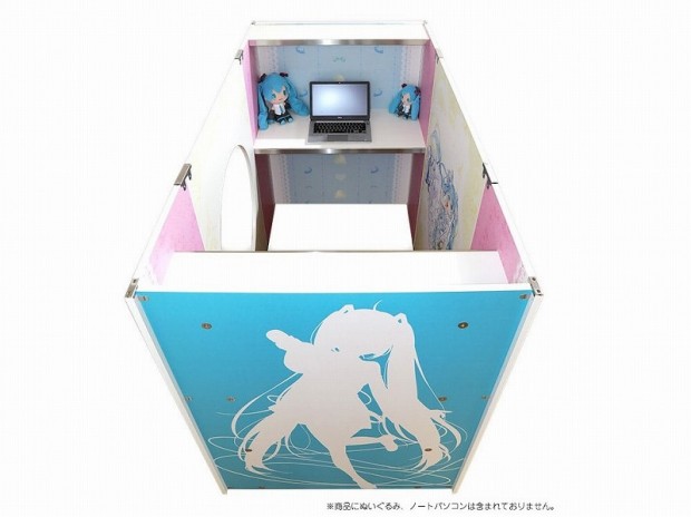 ツクモ、ミクと一緒の秘密基地が作れる「KODOMO基地 初音ミクver」を受注開始