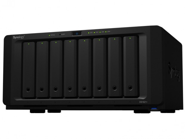 Ryzen Embedded V1500B搭載のビジネス向け8ベイNAS、Synology「DiskStation DS1821+」