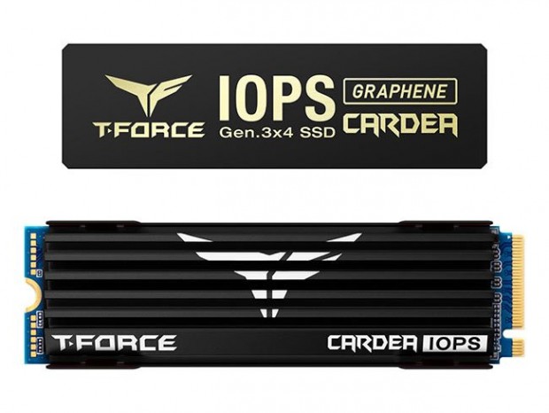 2つのヒートシンクが付属する高速NVMe M.2 SSD、Team「CARDEA IOPS」
