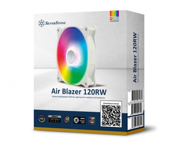 SilverStone、ラジエター向け120mmファン「Air Blazer 120R」にホワイトモデル追加