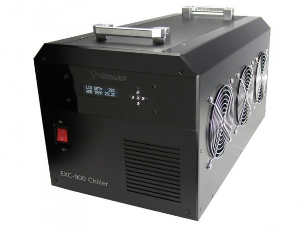 Koolance、900Wまで対応するポータブル水冷用チラー「EXC-900」