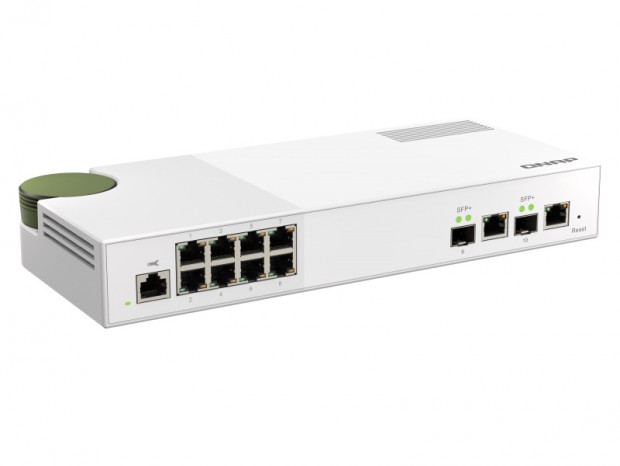 10G+2.5G対応のL2 Webマネージスイッチ、QNAP「QSW-M2108」シリーズ