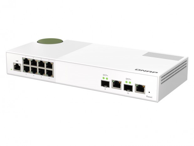 10G+2.5G対応のL2 Webマネージスイッチ、QNAP「QSW-M2108」シリーズ
