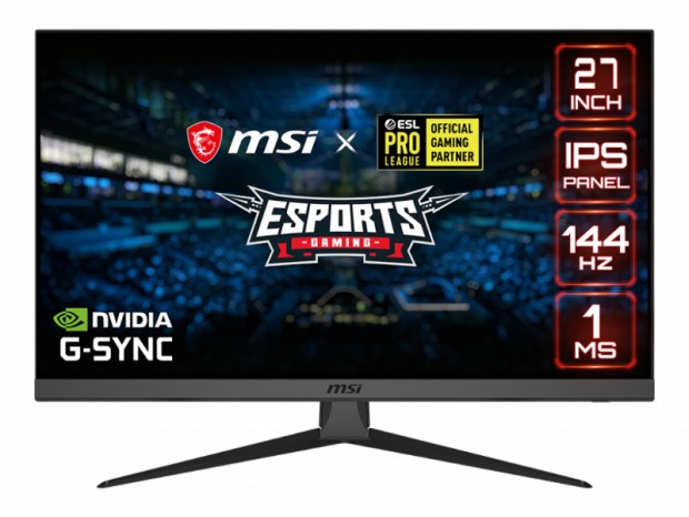 G-Sync Compatibleの27型IPSゲーミング液晶、MSI「Optix G272」