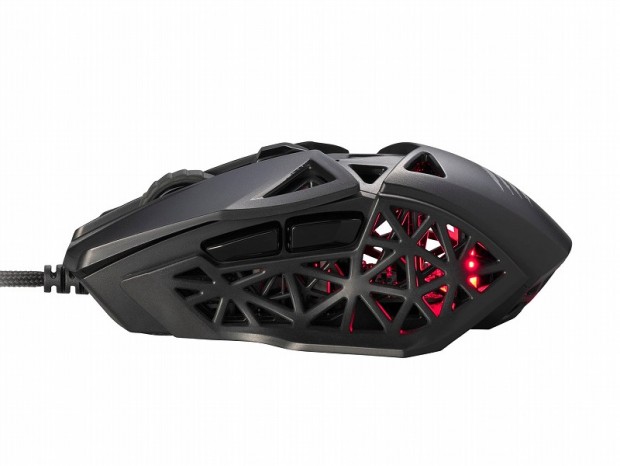 Mad Catz、高速応答スイッチ搭載の“鳥の巣”軽量マウス「M.O.J.O. M1」発売