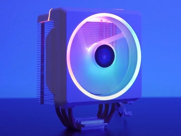 Aerocool、フロント・サイドにARGBを搭載したホワイトサイドフロー「Cylon 4F White」