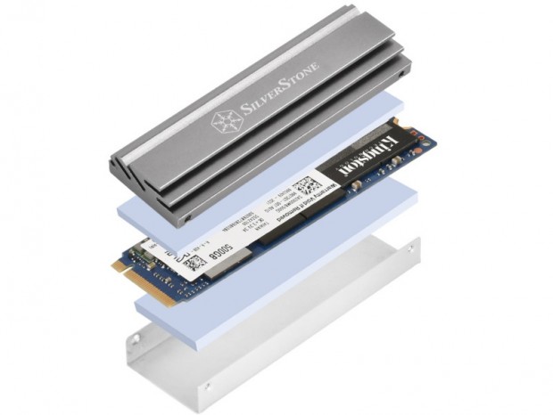 M.2 SSDを高効率放熱パッドで挟むヒートシンク、SilverStone「TP04」国内発売