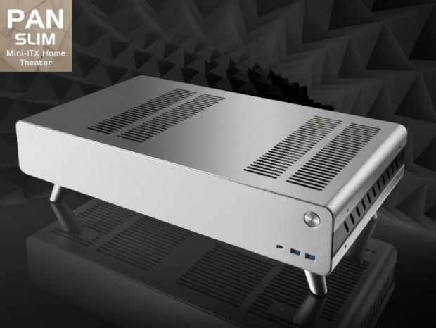 RAIJINTEK、ハイエンドVGAを搭載できるデスク型Mini-ITXケース「Pan Slim」準備中