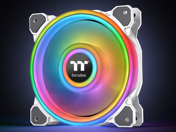 ARGB LEDを54個搭載する汎用ファン、Thermaltake「Riing Quad Plus RGB Single Pack」