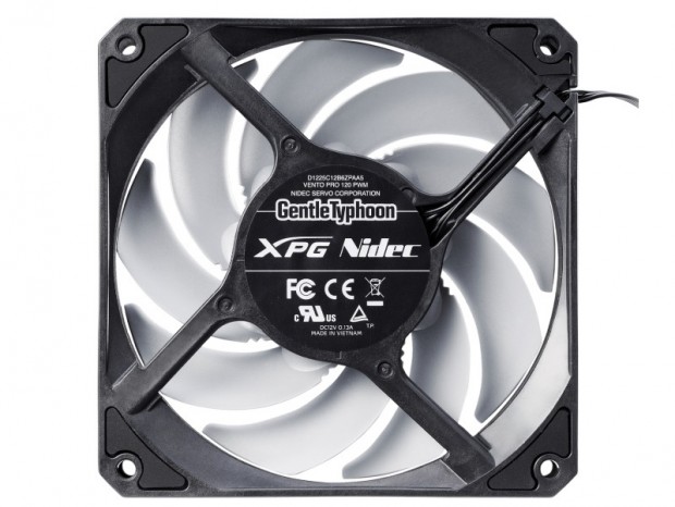 ADATA、Nidecと共同開発した120mmファン「XPG VENTO PRO 120 PWM」近日発売