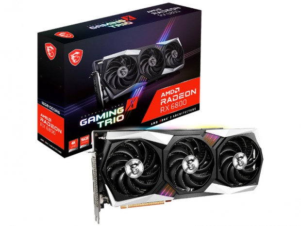 MSI、オリジナルクーラー「TRI FROZR2」を搭載するRadeon RX 6800シリーズ2モデル