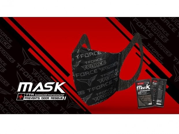 Team、スタイリッシュなゲーマー向け不織布マスク「T-FORCE Gaming 3D Mask」